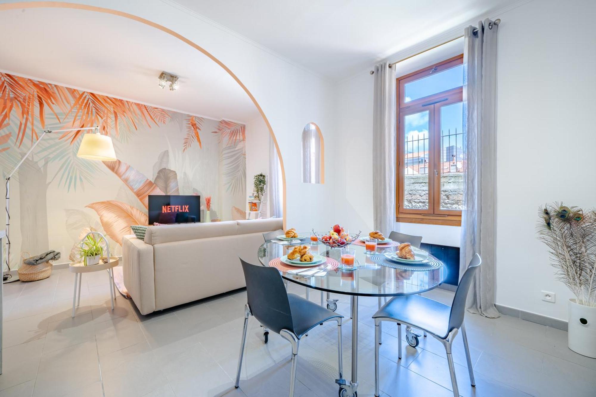 Apartment 1br - Monaco 1 Min Walk - Close To Port And Train *